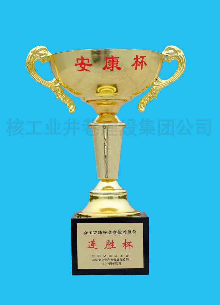 全國(guó)安康杯競(jìng)賽優(yōu)勝單位連勝杯